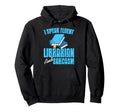 I Speak Fluent Librarian And Sarcastic Hoodie - Graphic Print for Adults - T-Shirt, Sweatshirt, Hoodie