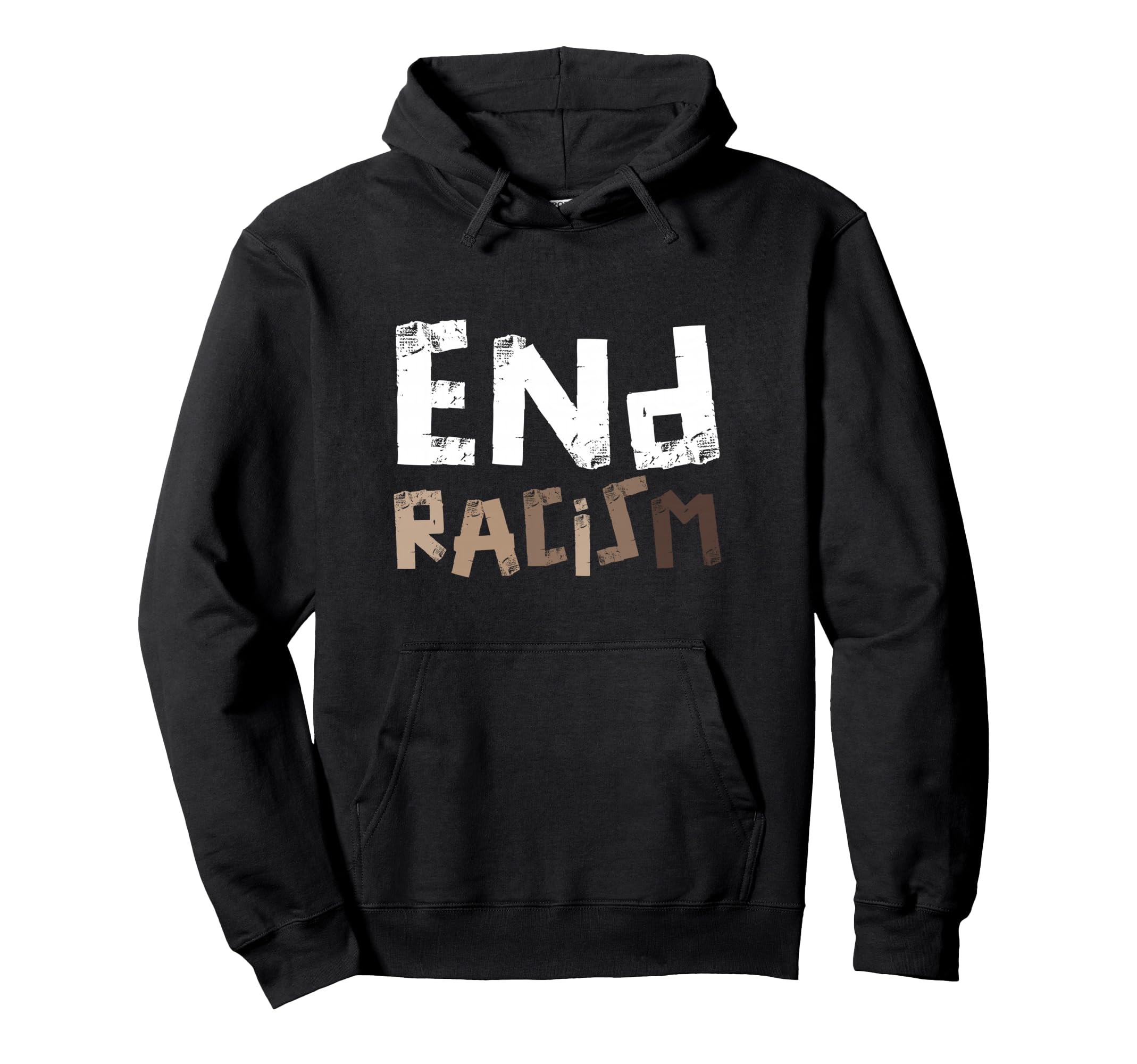 End Racism Ideas Sweatshirt - Aesthetic Graphic for Adults - T-Shirt, Sweatshirt, Hoodie
