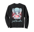 Yoga Elephant Lotus Pose Just Sweatshirt - Casual Everyday Wear for Adults - T-Shirt, Sweatshirt, Hoodie