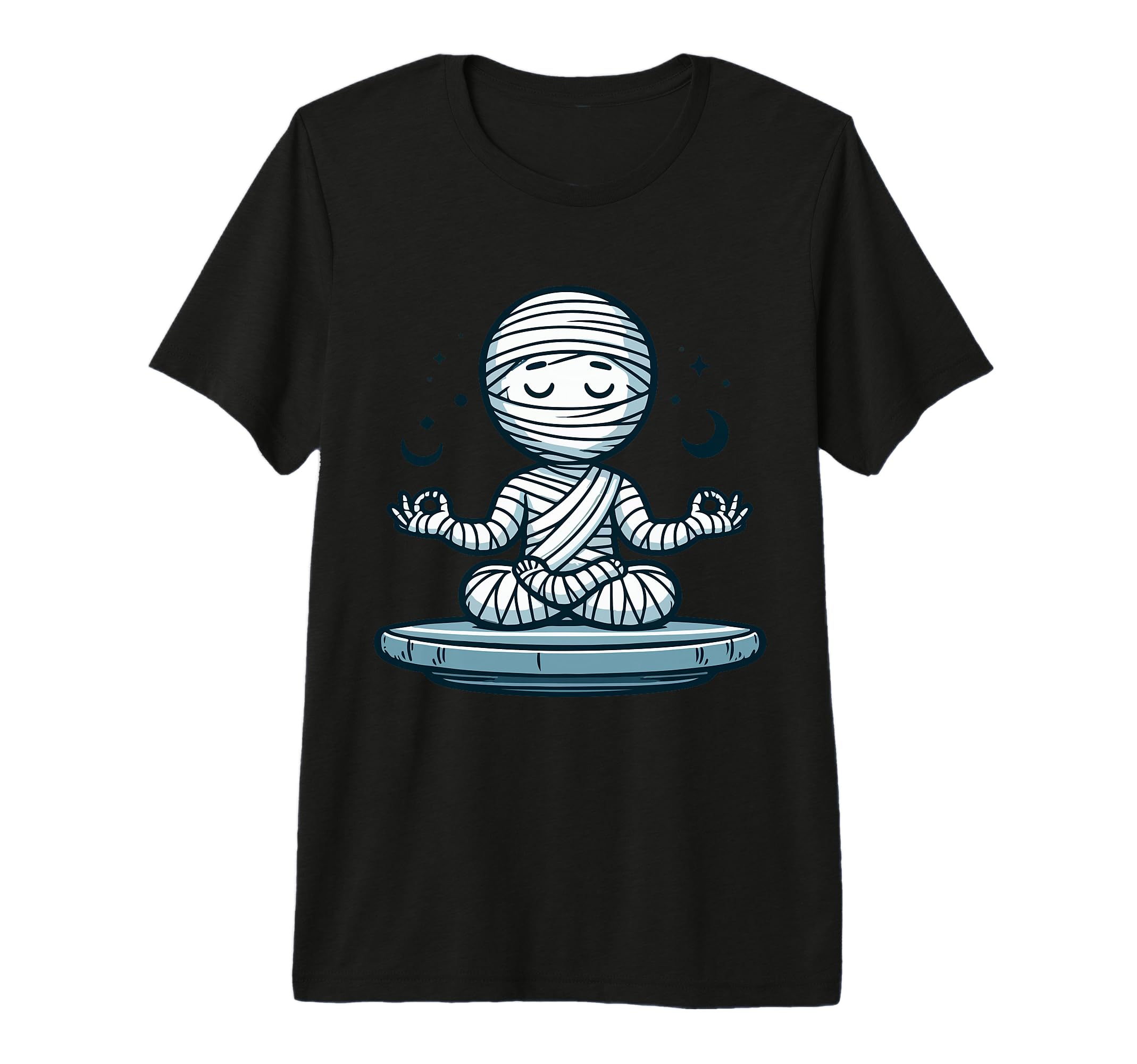 Meditation Mummy Yoga Pose Relaxing Animal T-Shirt - Graphic Print Unisex - T-Shirt, Sweatshirt, Hoodie