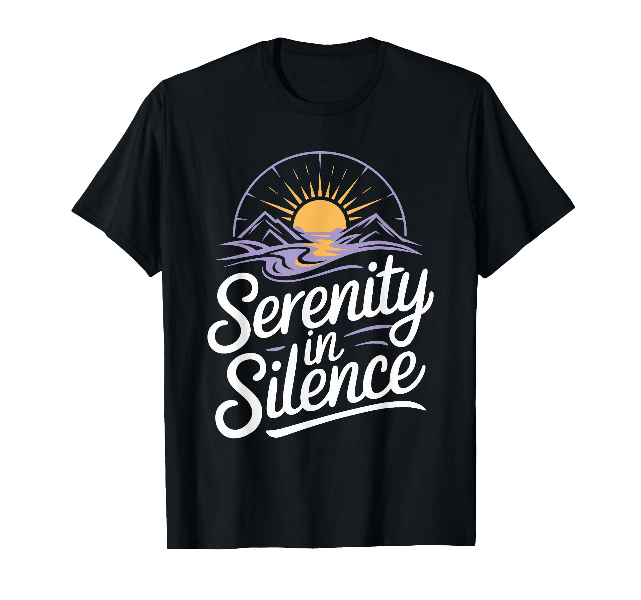 Silent Retreat Participants T-Shirt - Minimalist Print Men Women - T-Shirt, Sweatshirt, Hoodie