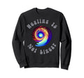 Healing Is Not Linear Mental Health Sweatshirt - Trendy Graphic for Adults - T-Shirt, Sweatshirt, Hoodie