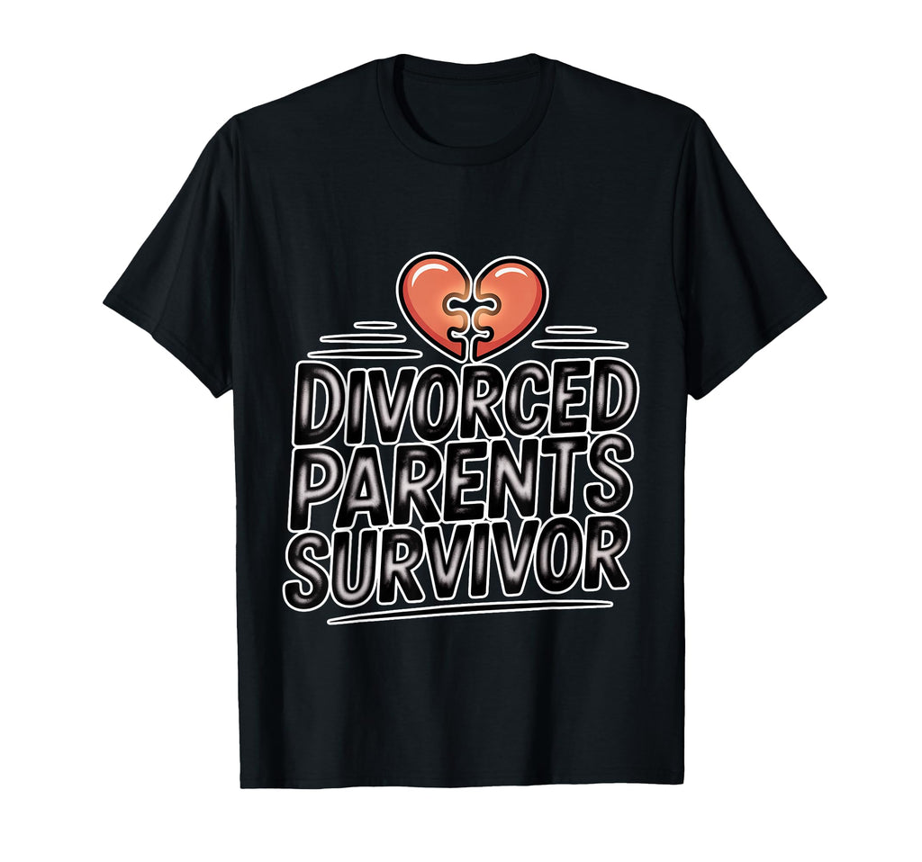 Divorced Parents Survivor Child Healing T-Shirt - Aesthetic Graphic Unisex - T-Shirt, Sweatshirt, Hoodie
