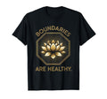 Boundaries Are Healthy Mental Health T-Shirt - Unique Graphic for Adults - T-Shirt, Sweatshirt, Hoodie