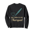 Mindfulness Journaling Self Care Mental Sweatshirt - Graphic Print Unisex - T-Shirt, Sweatshirt, Hoodie