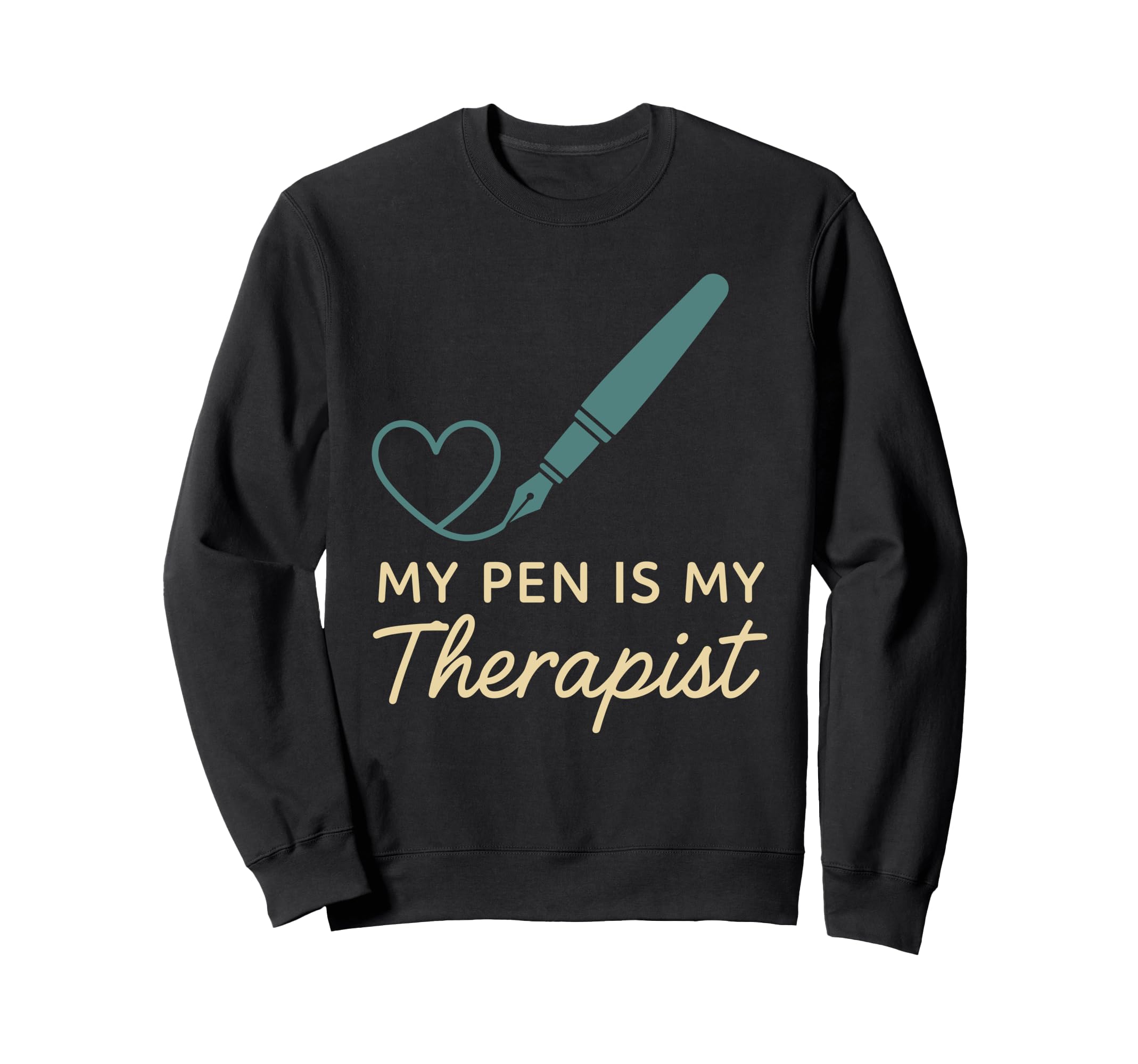 Mindfulness Journaling Self Care Mental Sweatshirt - Graphic Print Unisex - T-Shirt, Sweatshirt, Hoodie