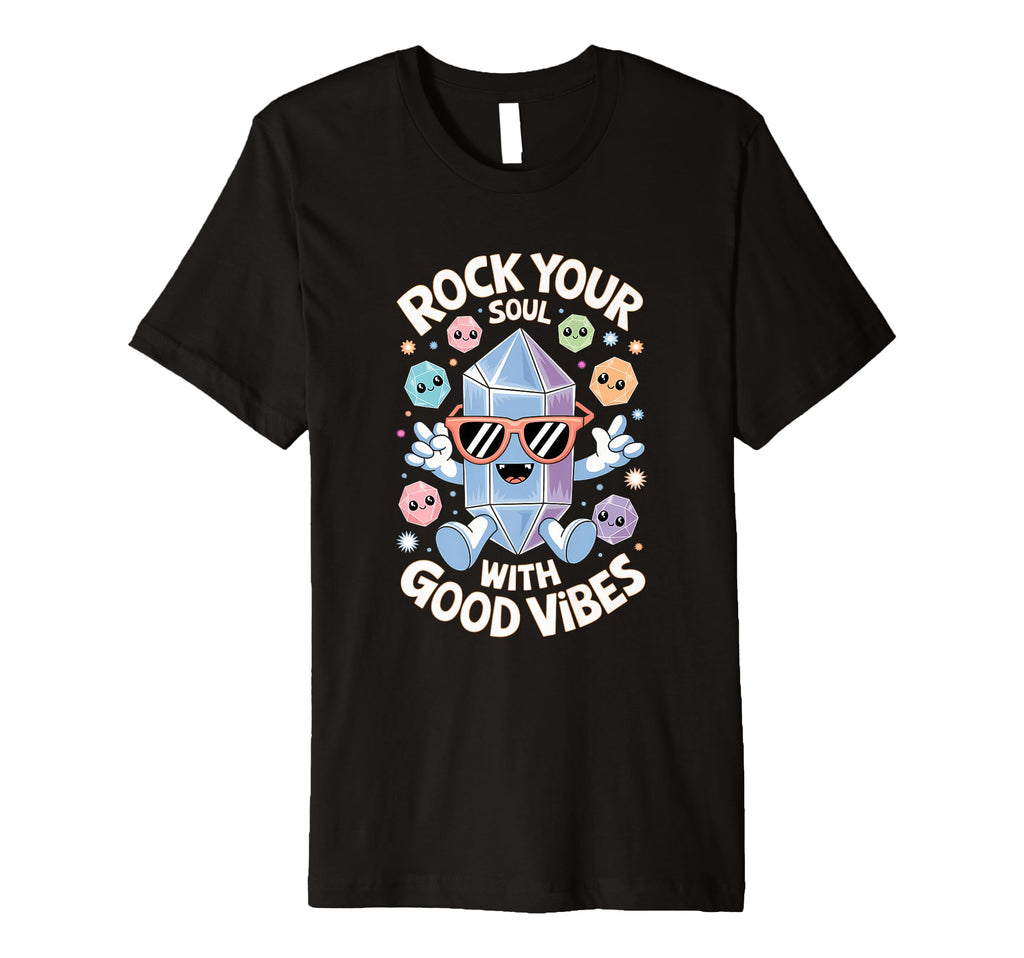 Healing Stone Crystals Energy T-Shirt - Custom Art Print Men Women - T-Shirt, Sweatshirt, Hoodie