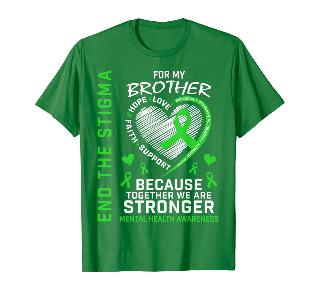 End Stigma Mental Health Awareness T-Shirt - Unique Graphic for Adults - T-Shirt, Sweatshirt, Hoodie