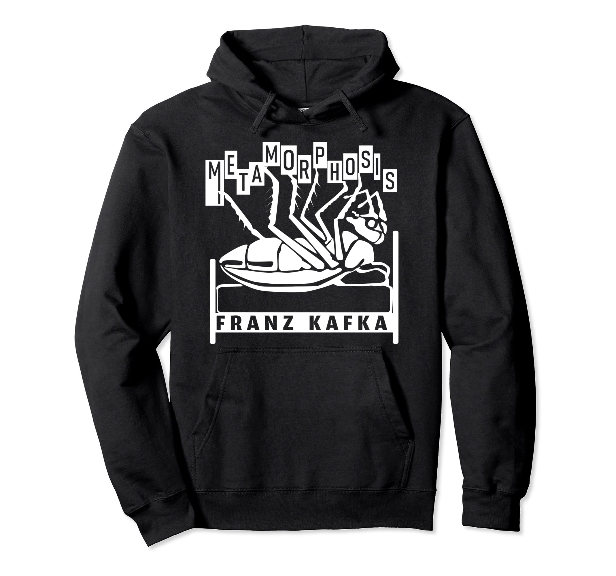 Franz Kafka German Transformation Hoodie - Graphic Print for Adults - T-Shirt, Sweatshirt, Hoodie