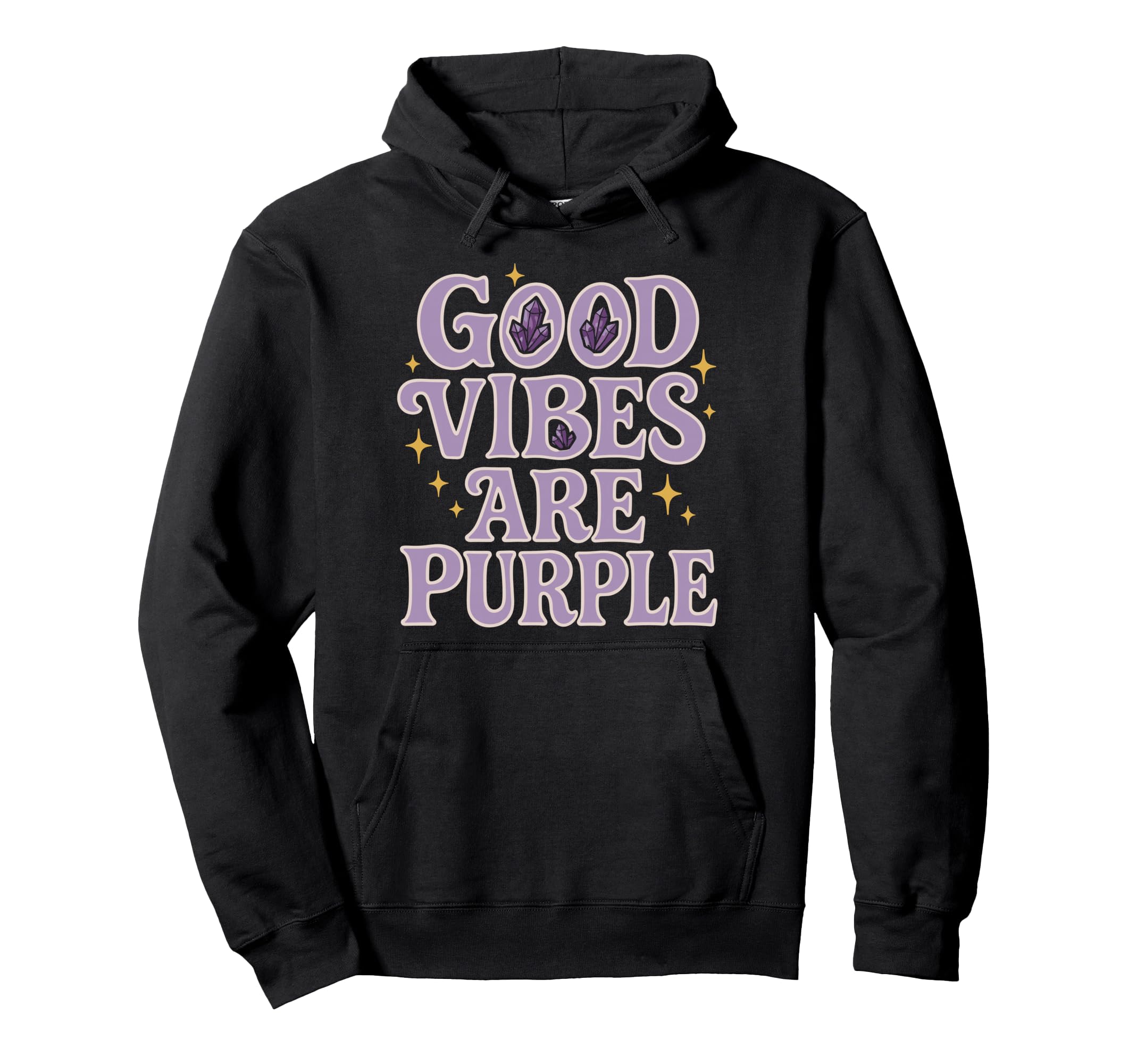 Amethyst Addict Healing Crystal Energy Hoodie - Unique Graphic for Adults - T-Shirt, Sweatshirt, Hoodie
