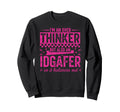 Overthinker Idgaf Balance Funny Sweatshirt - Custom Art Print for Adults - T-Shirt, Sweatshirt, Hoodie