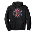 Tie Dye Mandala Yoga Namaste Hoodie - Casual Everyday Wear for Adults - T-Shirt, Sweatshirt, Hoodie