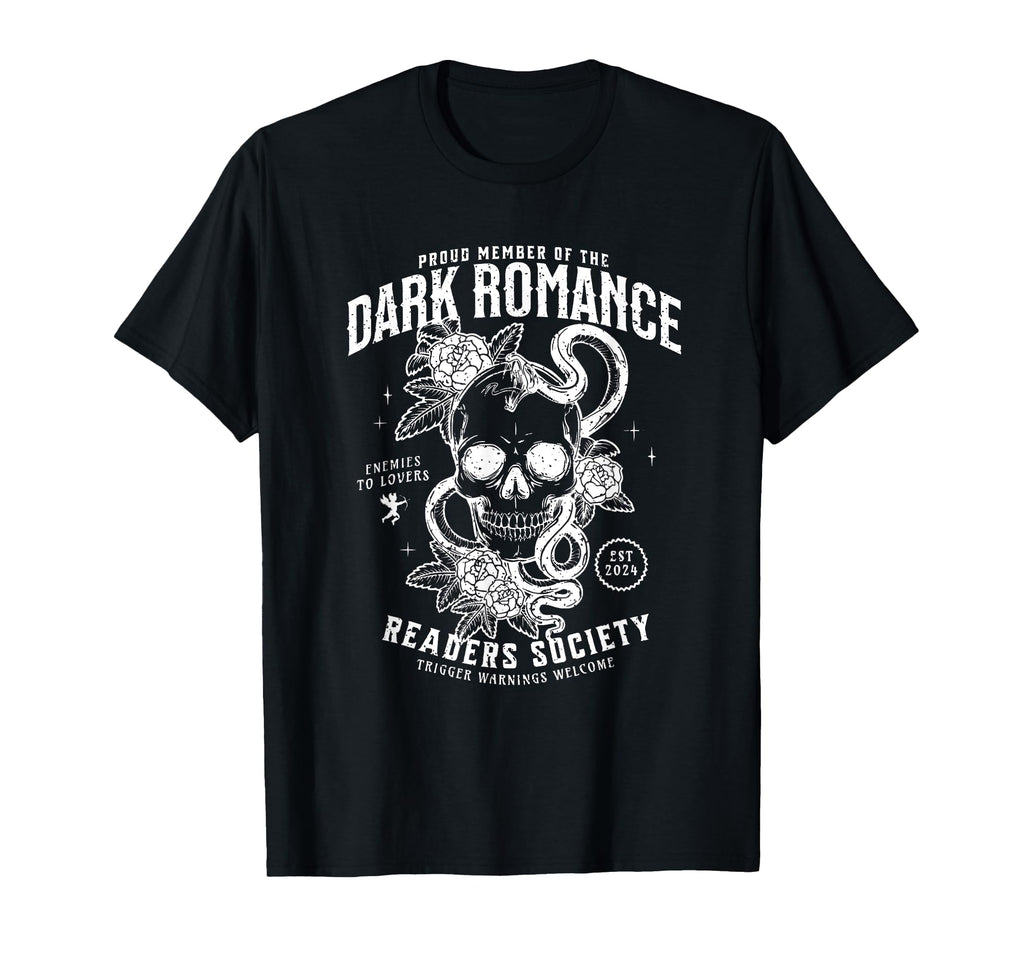 Book Lover Dark Romance Readers T-Shirt - Aesthetic Graphic for Adults - T-Shirt, Sweatshirt, Hoodie