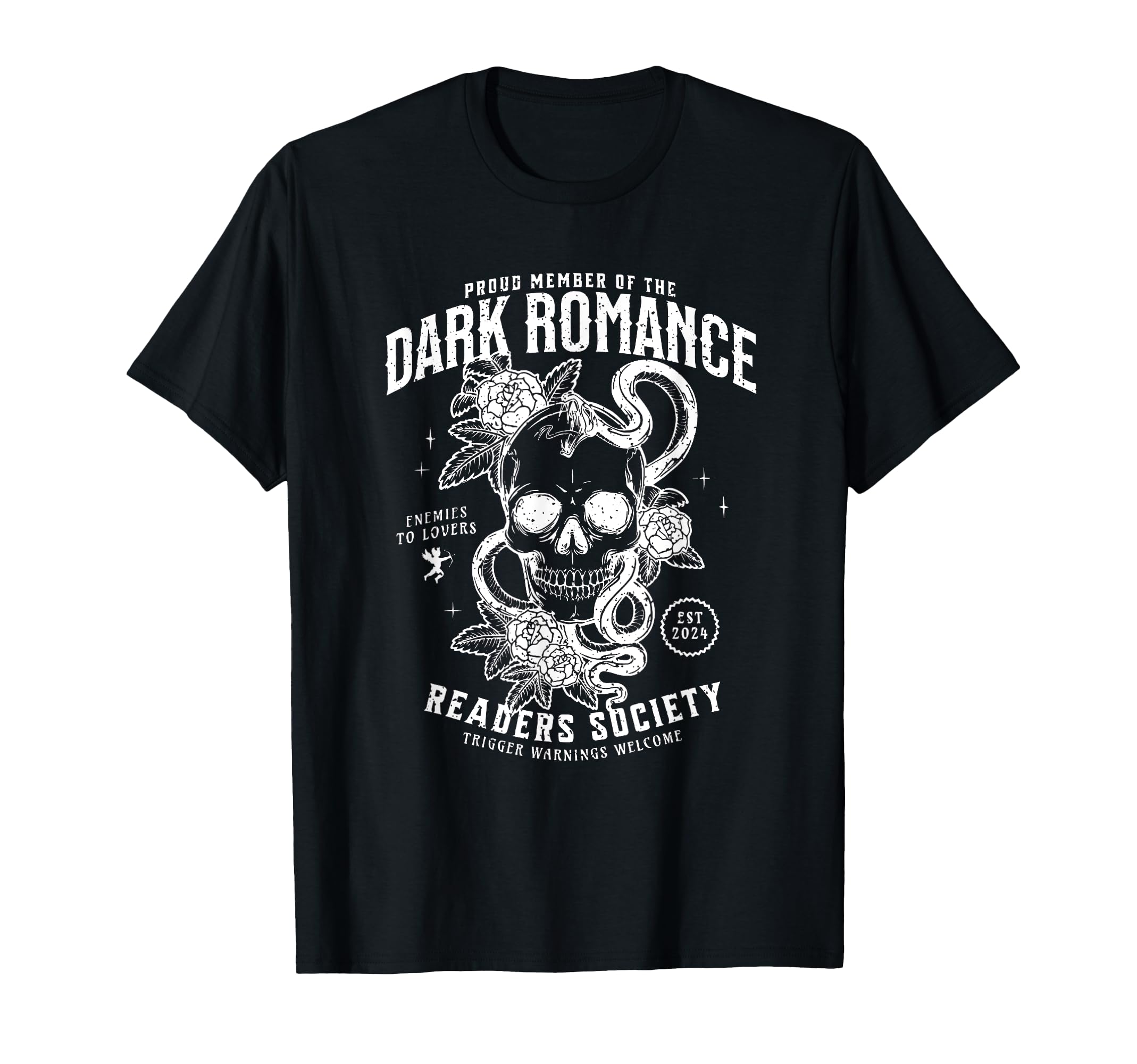 Book Lover Dark Romance Readers T-Shirt - Aesthetic Graphic for Adults - T-Shirt, Sweatshirt, Hoodie