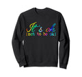 Mental Health Matter Its Okay Funny Sweatshirt - Graphic Print Men Women - T-Shirt, Sweatshirt, Hoodie
