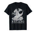 Magical Dragon Reading Books Lover T-Shirt - Trendy Graphic Men Women - T-Shirt, Sweatshirt, Hoodie