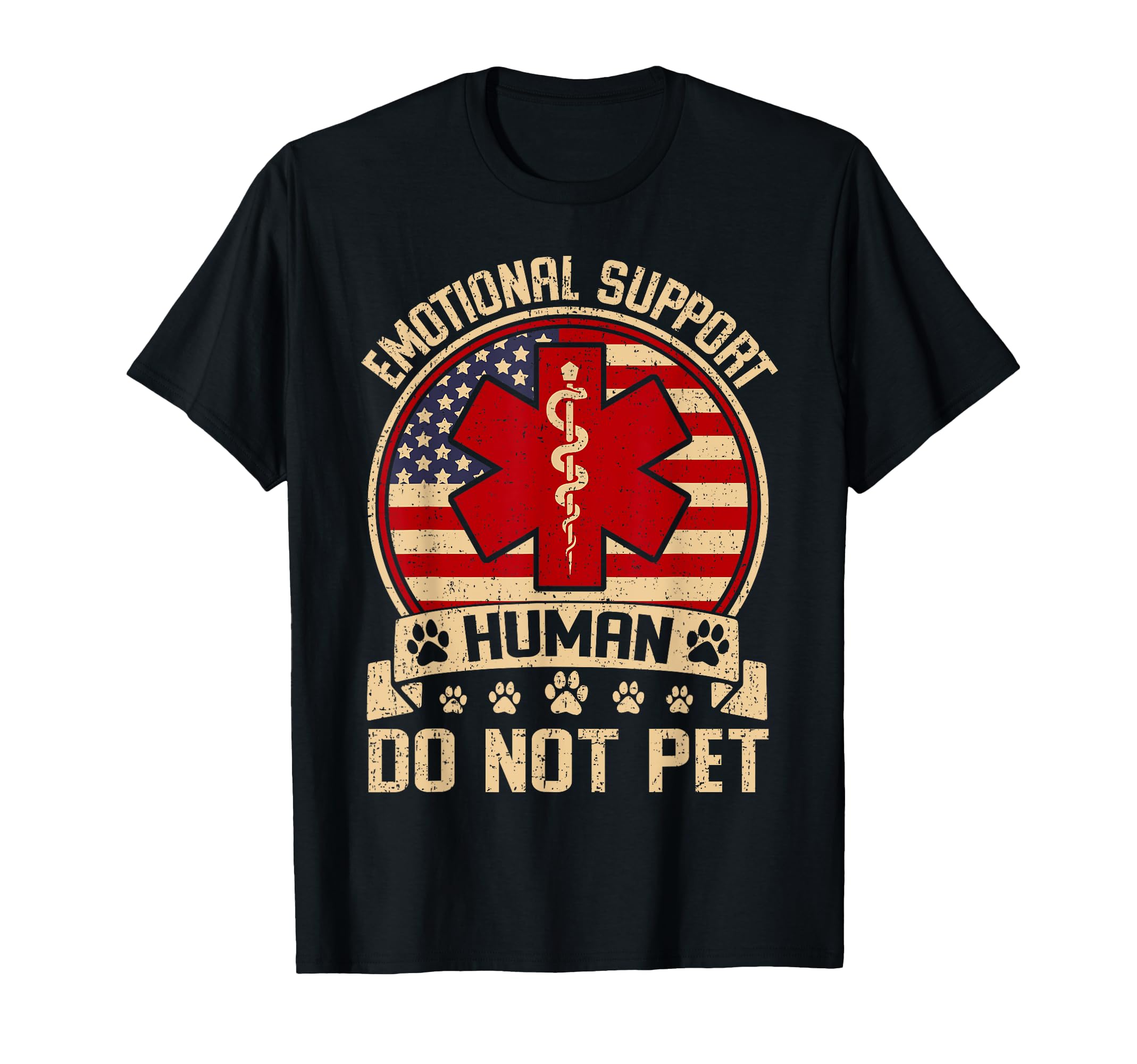 Emotional Support Human Funny Medical T-Shirt - Aesthetic Graphic Unisex - T-Shirt, Sweatshirt, Hoodie