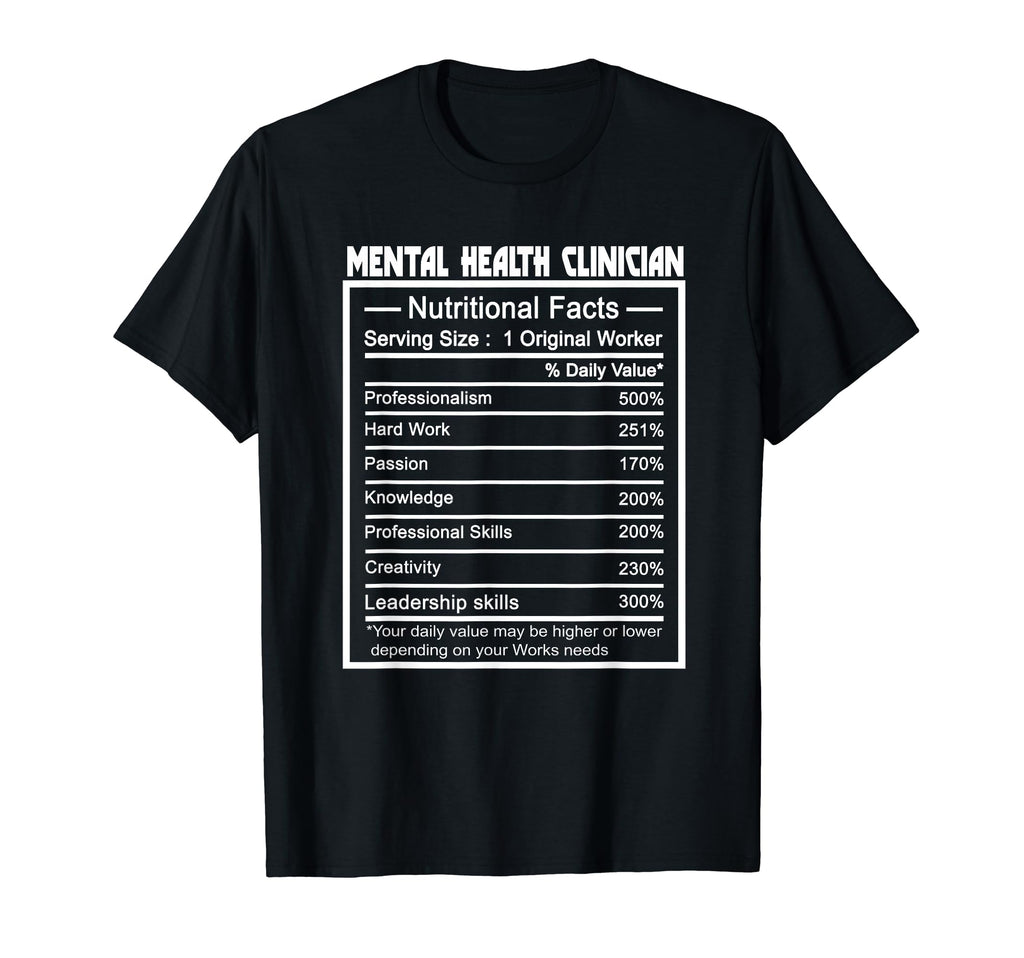 Job Title Worker Nutrition Facts T-Shirt - Minimalist Print for Adults - T-Shirt, Sweatshirt, Hoodie