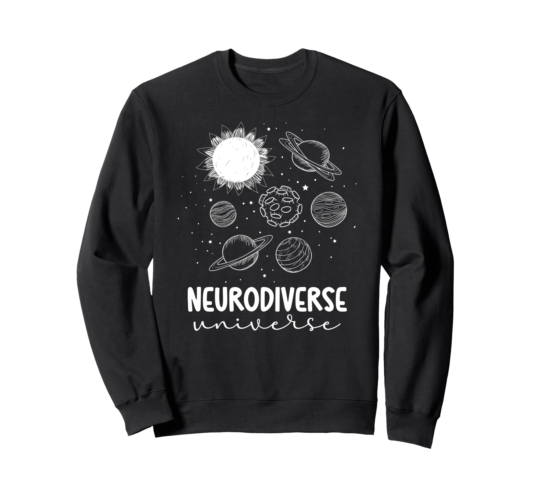Neurodiverse Universe Neurodiversity Sweatshirt - Streetwear Style Unisex - T-Shirt, Sweatshirt, Hoodie