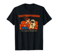 Dog Couch Therapy Wine Loving Pet Moms T-Shirt - Graphic Print Men Women - T-Shirt, Sweatshirt, Hoodie