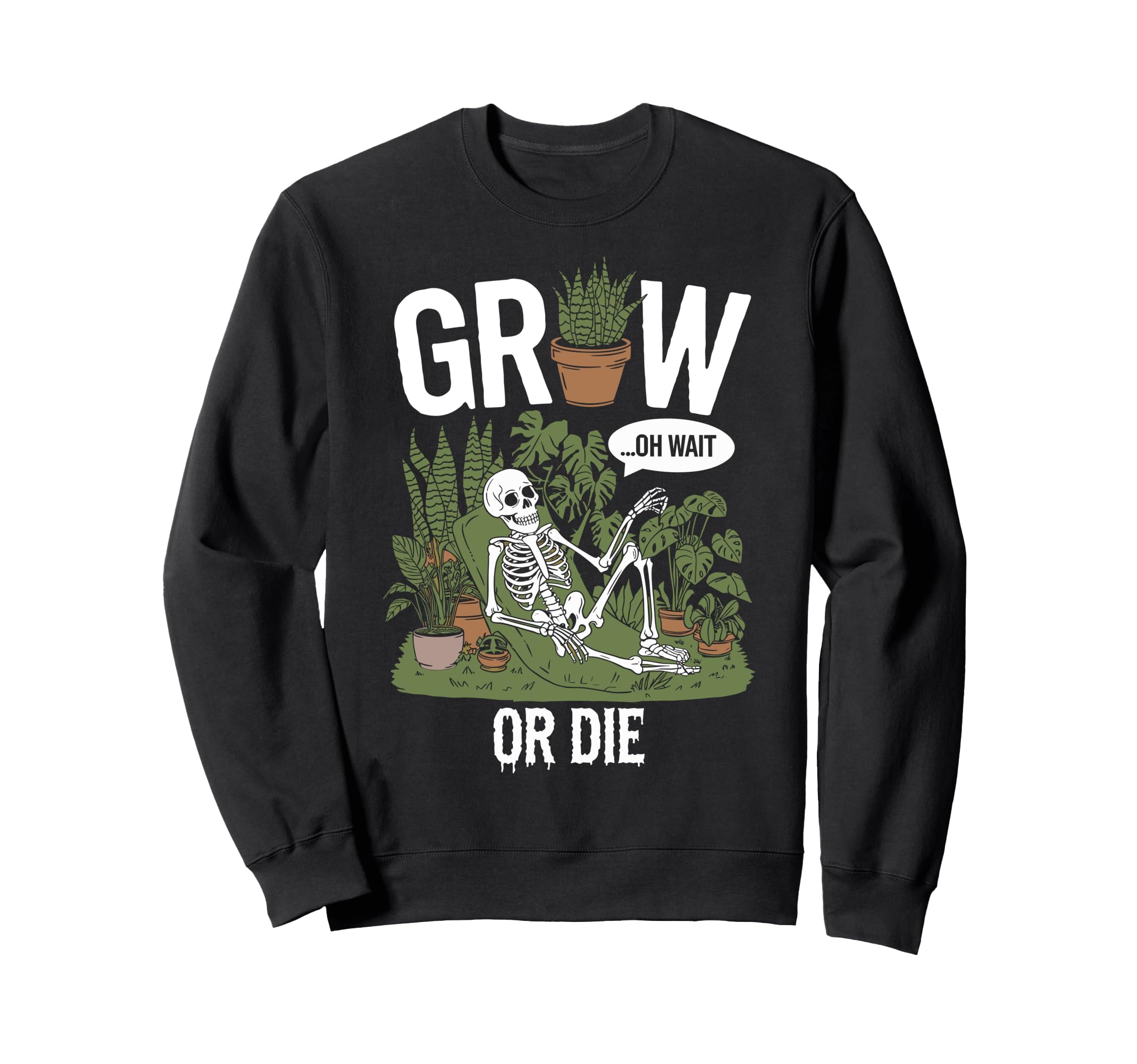 Plant Lover Botanical House Sweatshirt - Casual Everyday Wear Men Women - T-Shirt, Sweatshirt, Hoodie