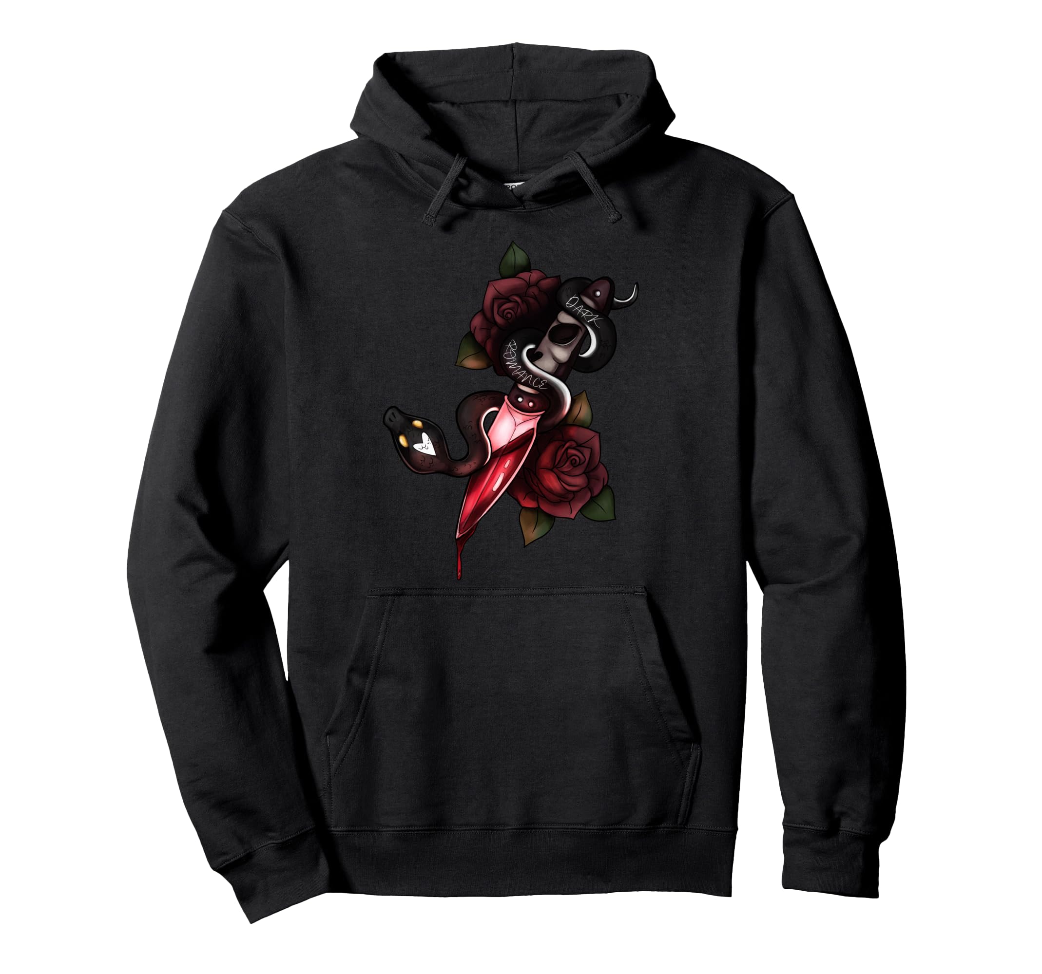 Dark Romance Book Lovers Readers Hoodie - Casual Everyday Wear Men Women - T-Shirt, Sweatshirt, Hoodie