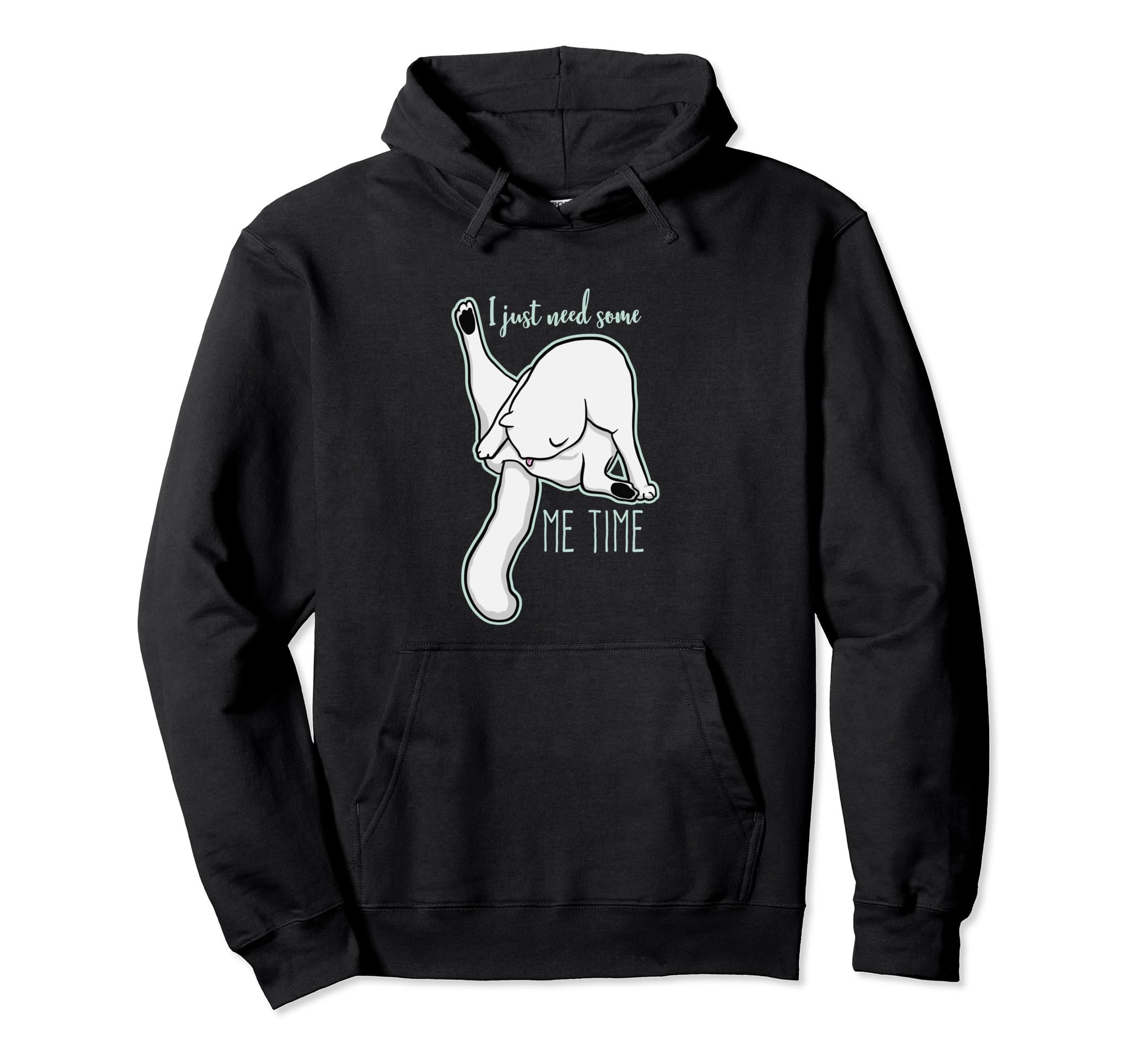 Self Care Cat Stressed Out Adults Hoodie - Streetwear Style for Adults - T-Shirt, Sweatshirt, Hoodie