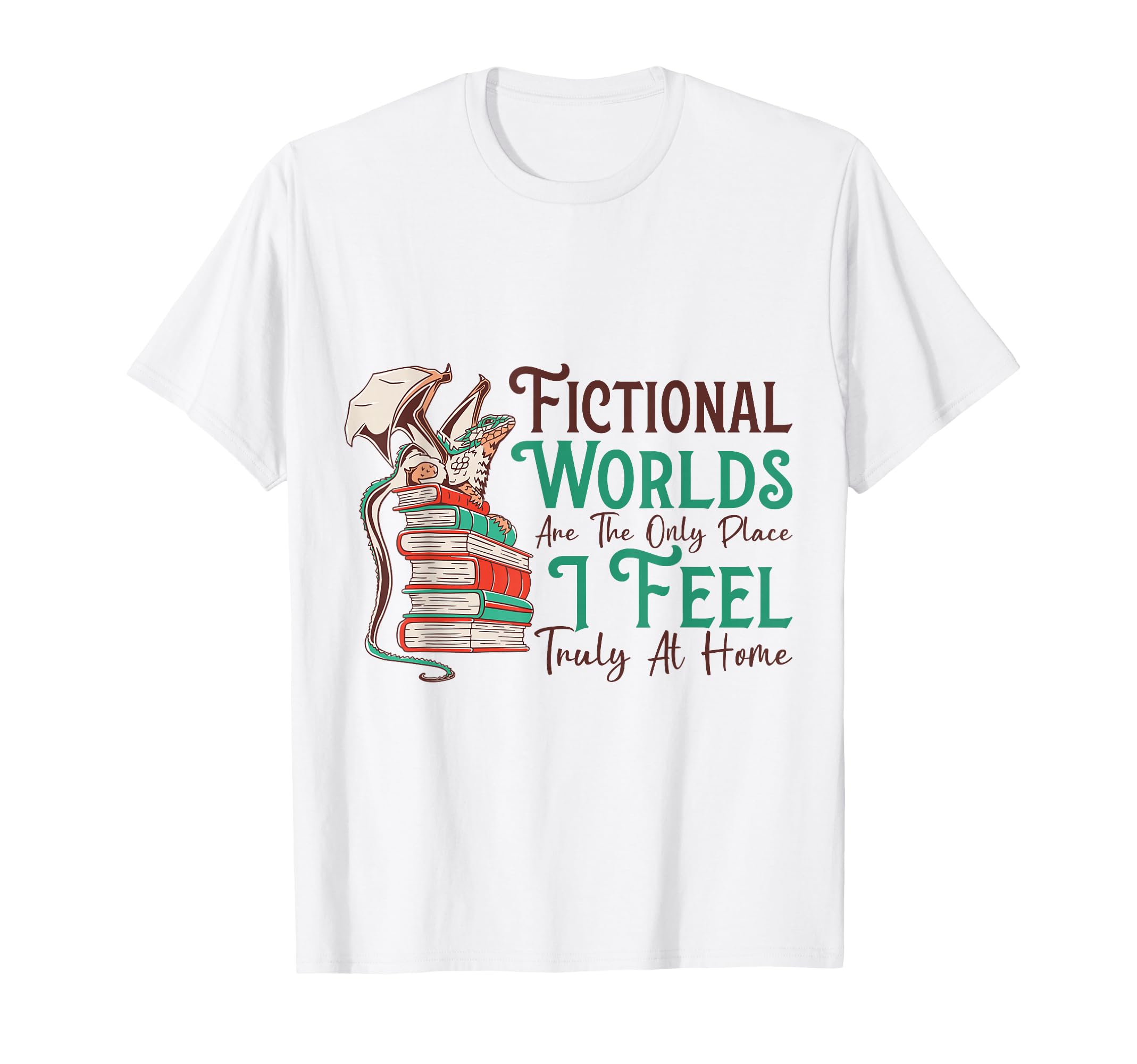 Reading Dragon Booktok Book Lover Book T-Shirt - Graphic Print for Adults - T-Shirt, Sweatshirt, Hoodie