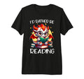 Id Rather Be Reading Book Lover Bookworm T-Shirt - Trendy Graphic Unisex - T-Shirt, Sweatshirt, Hoodie