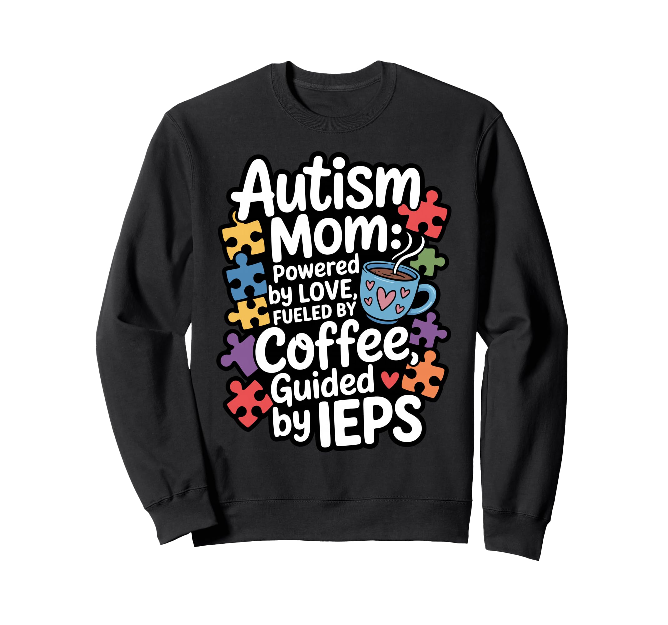 Autism Mom Autism Dad Family Pride T-Shirt - Graphic Print Men Women - T-Shirt, Sweatshirt, Hoodie