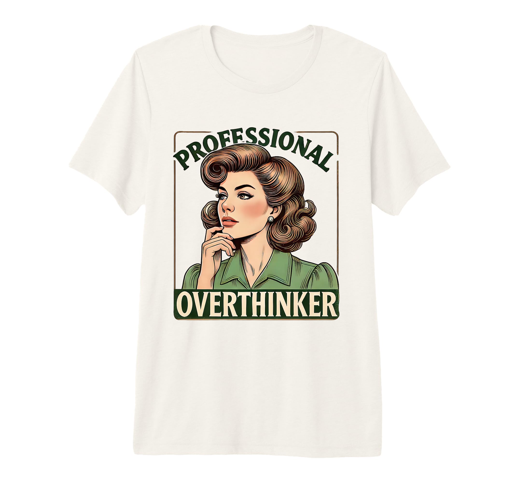 Overthinker Funny Academic Daughter T-Shirt - Fun Novelty Design Unisex - T-Shirt, Sweatshirt, Hoodie
