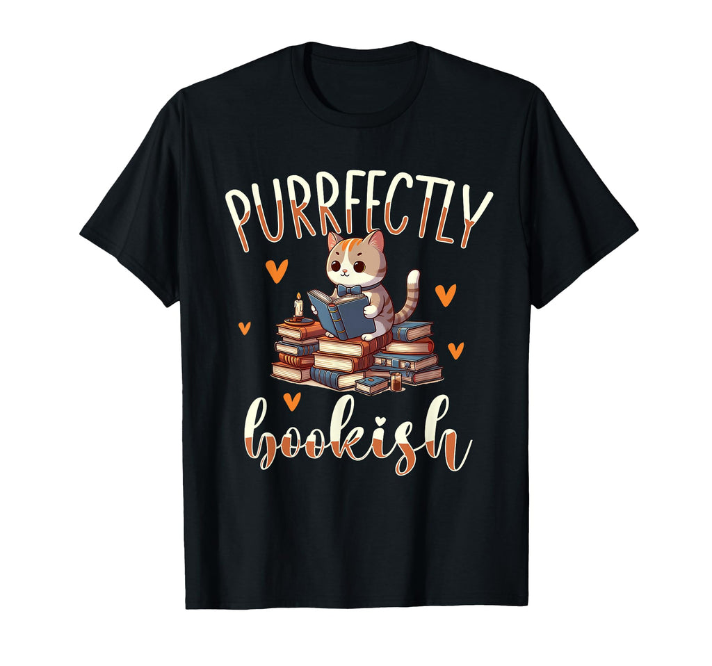 Cats Books Literature Reading Book T-Shirt - Streetwear Style Men Women - T-Shirt, Sweatshirt, Hoodie