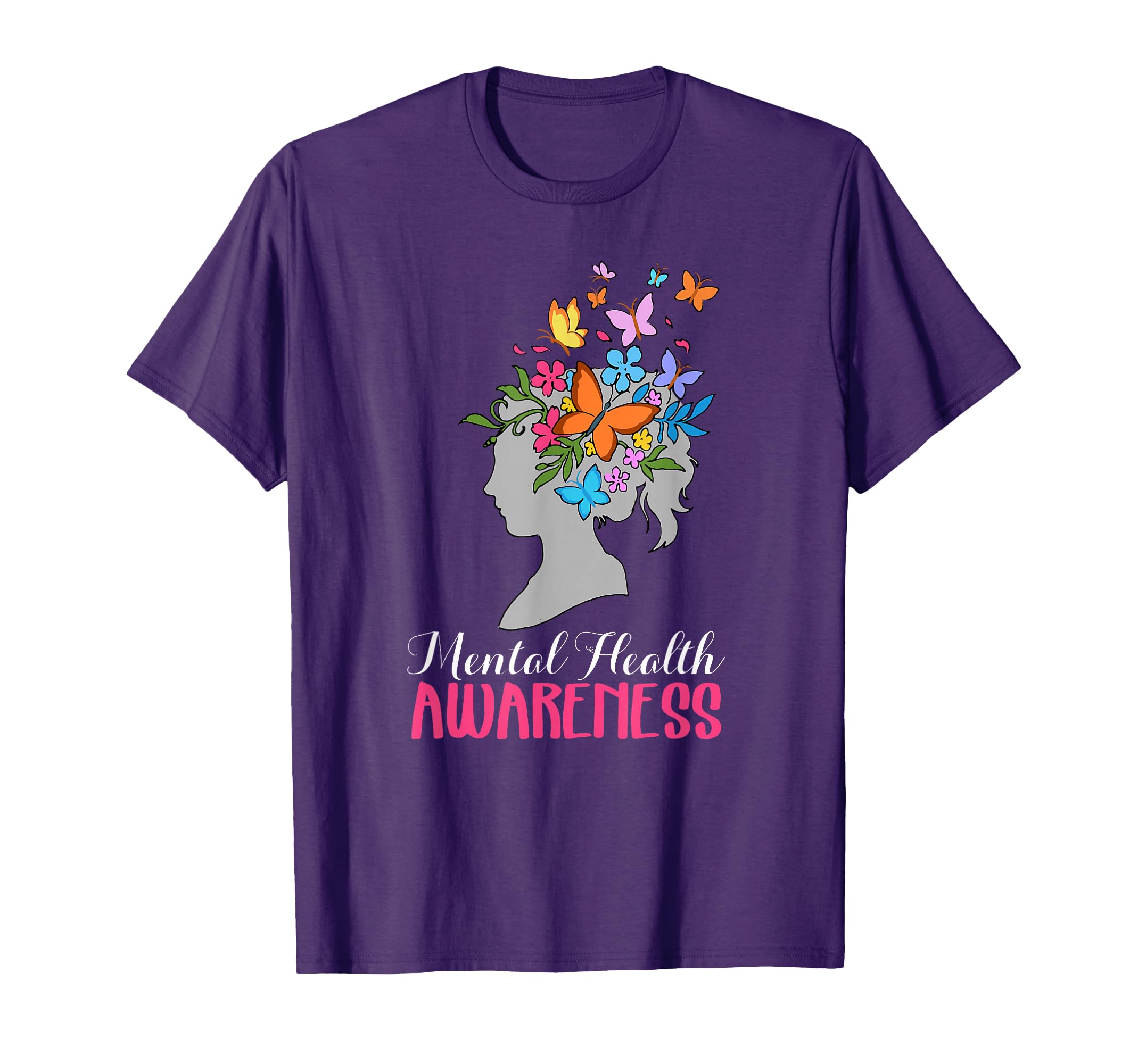 Fight Mental Health Awareness T Shirts T-Shirt - Unique Graphic for Adults - T-Shirt, Sweatshirt, Hoodie