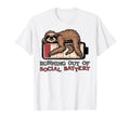 Running Out Social Battery Funny T-Shirt - Novelty Apparel Men Women - T-Shirt, Sweatshirt, Hoodie