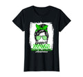 Womens Messy Bun Support Awareness T-Shirt - Casual Everyday Wear Unisex - T-Shirt, Sweatshirt, Hoodie