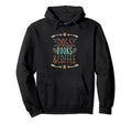 Dogs Books Coffee Hoodie - Minimalist Print Men Women - T-Shirt, Sweatshirt, Hoodie