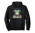 Hold Im Overstimulated Funny Adhd Frog Hoodie - Custom Art Print Men Women - T-Shirt, Sweatshirt, Hoodie