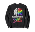 Neurodiversity Autism Mom Dad Sweatshirt - Minimalist Print for Adults - T-Shirt, Sweatshirt, Hoodie