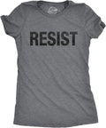 Womens Resist T Shirts Political Anti Authority Protest Tees Rebel Rally March Tee Unisex T-shirt, Sweatshirt, Hoodie, Long Sleeve Tee - T-Shirt, Sweatshirt, Hoodie