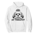 Funny Dog Owner Therapy Dog Lover Shih Tzu Hoodie - Graphic Print Unisex - T-Shirt, Sweatshirt, Hoodie