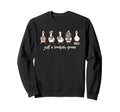 Just Bookish Goose Reading Sweatshirt - Casual Everyday Wear for Adults - T-Shirt, Sweatshirt, Hoodie