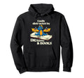 Easily Distracted Dragons And Books Hoodie - Aesthetic Graphic Men Women - T-Shirt, Sweatshirt, Hoodie