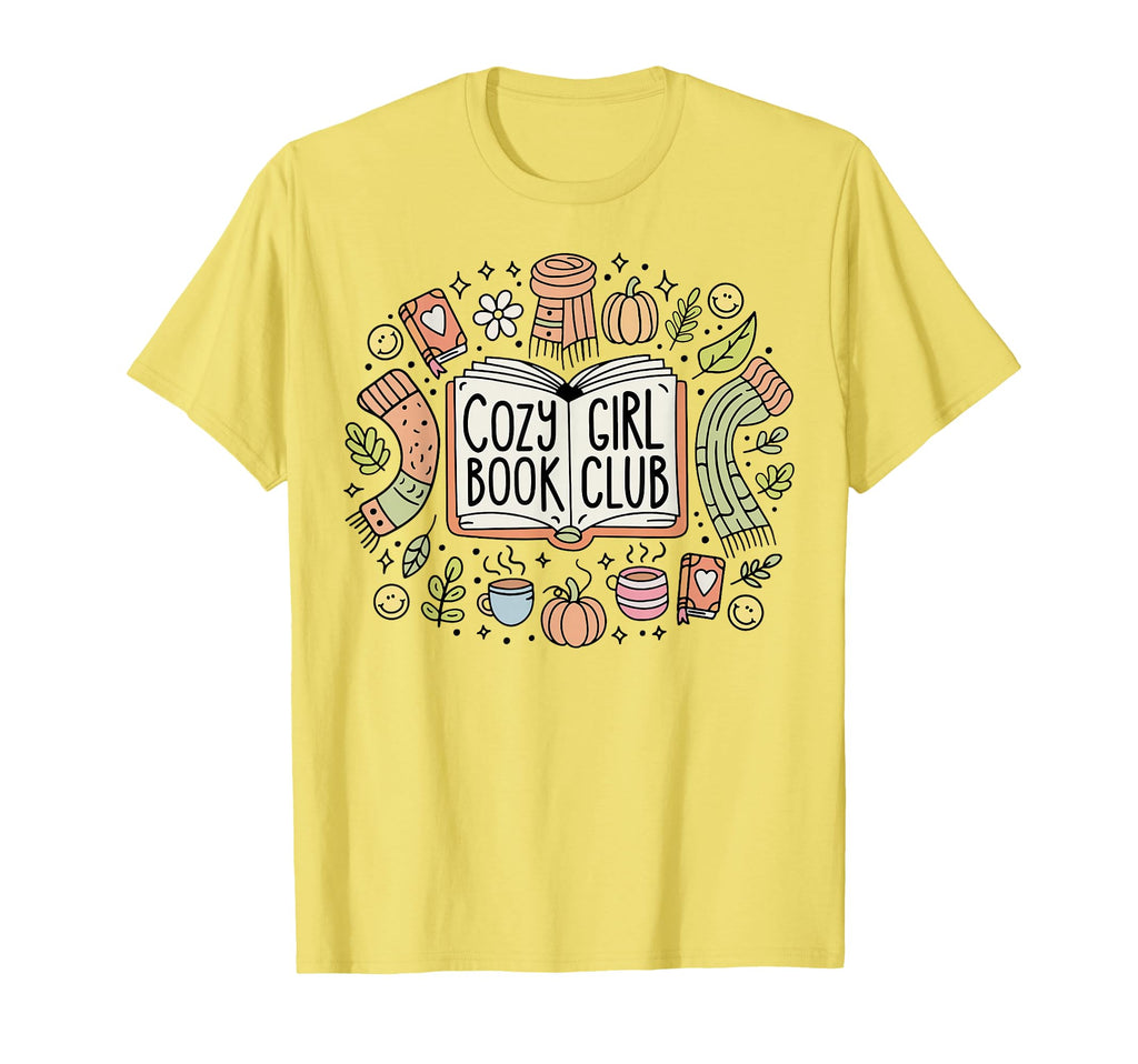 Funny Cozy Book Club T-Shirt - Custom Art Print Men Women - T-Shirt, Sweatshirt, Hoodie