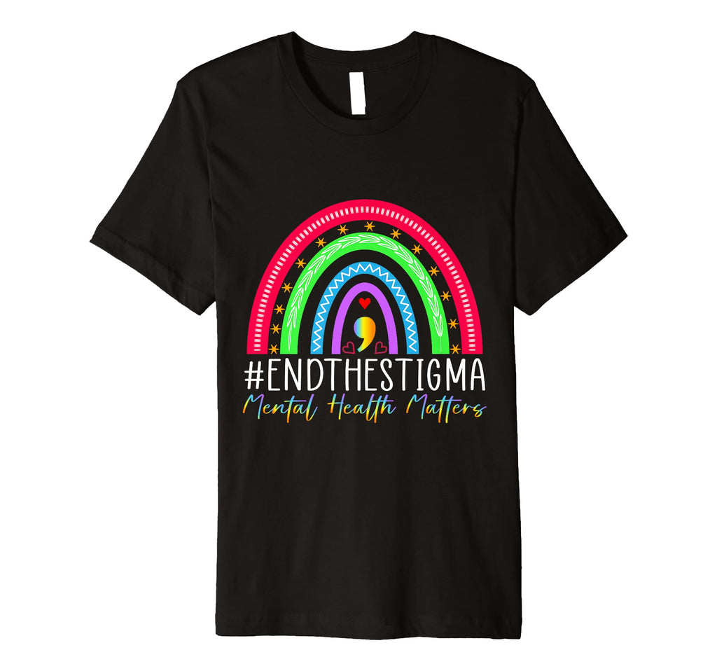End Stigma Mental Health Awareness T-Shirt - Streetwear Style for Adults - T-Shirt, Sweatshirt, Hoodie