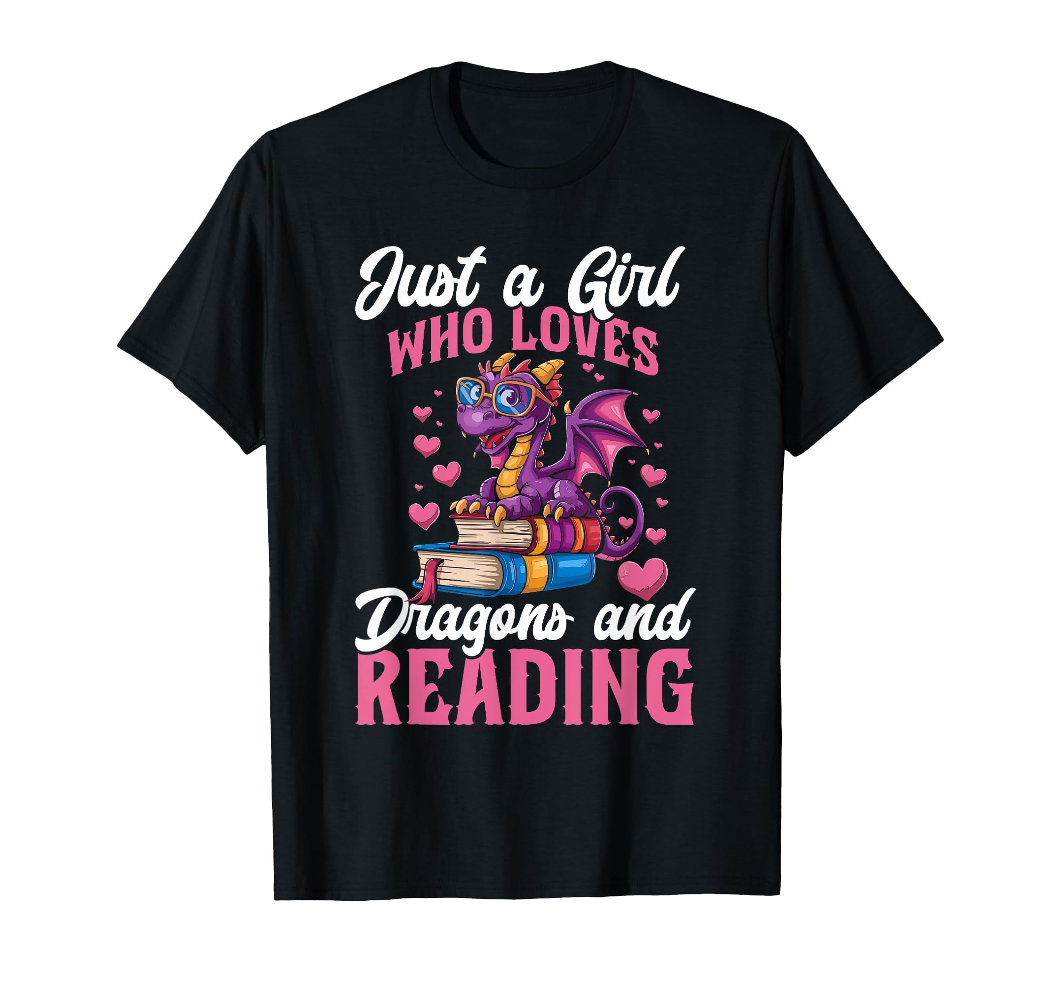 Just Who Loves Dragons And Reading Books T-Shirt - Streetwear Style Unisex - T-Shirt, Sweatshirt, Hoodie