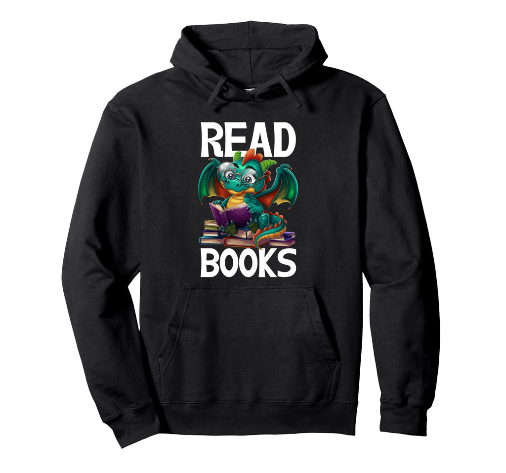 Reading Dragon Shirts Magical Book T-Shirt - Minimalist Print for Adults - T-Shirt, Sweatshirt, Hoodie
