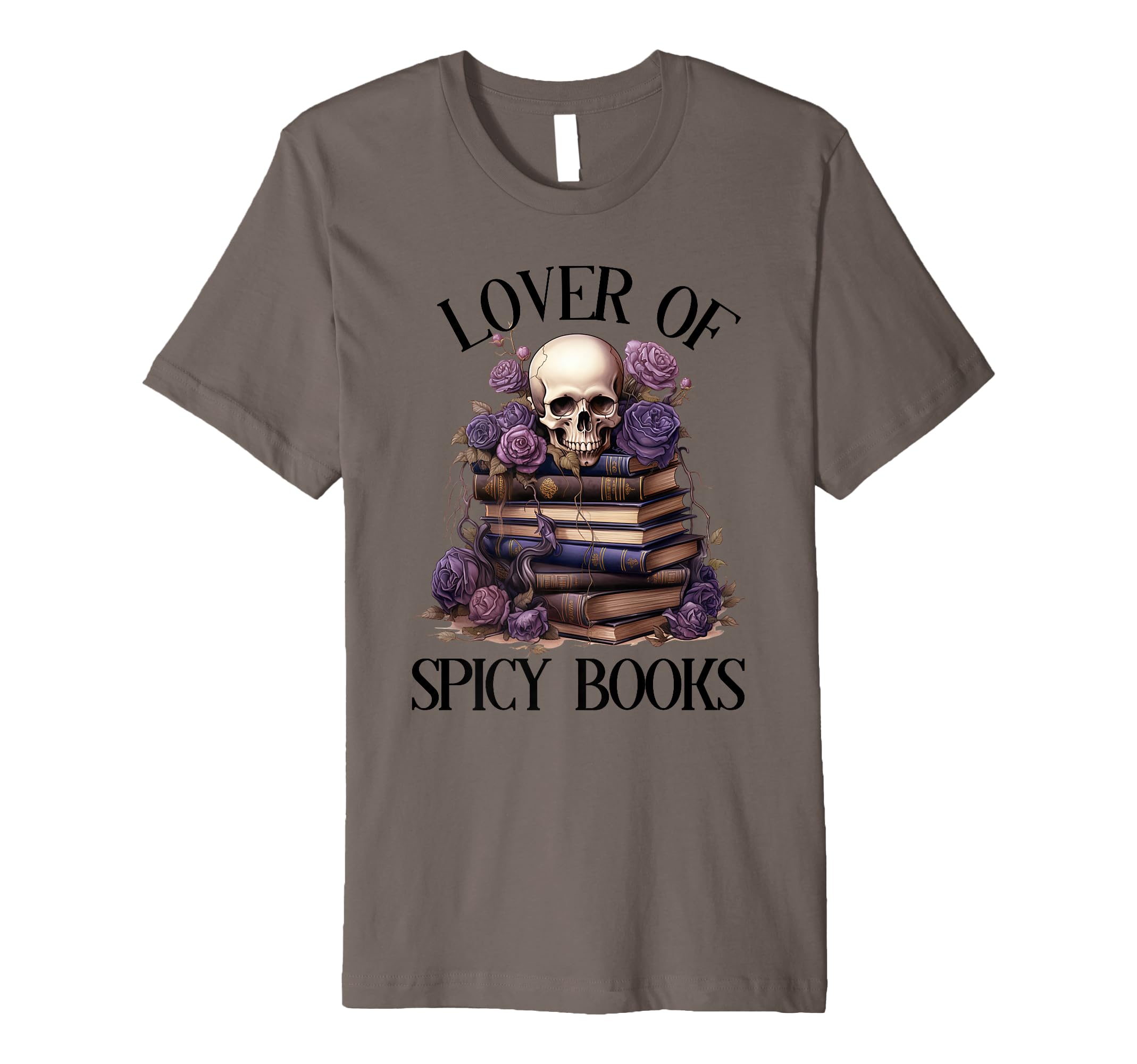 Spicy Bookish Dark Romance Book Lover T-Shirt - Custom Art Print Unisex - T-Shirt, Sweatshirt, Hoodie