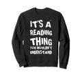 Funny Bookworm Book Lover Reading Sweatshirt - Graphic Print for Adults - T-Shirt, Sweatshirt, Hoodie
