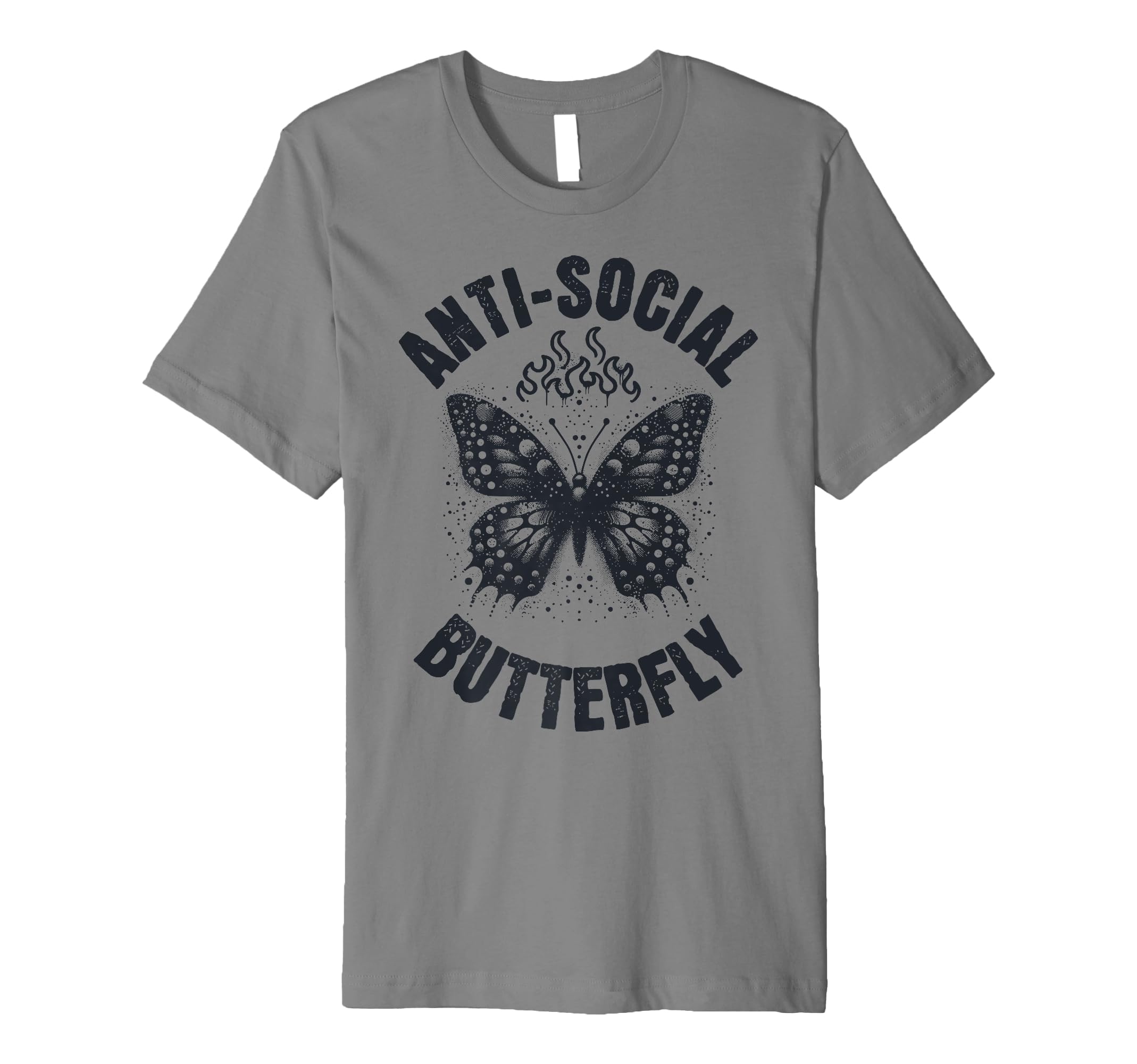 Mens Anti Social Butterfly Funny T-Shirt - Trendy Graphic Men Women - T-Shirt, Sweatshirt, Hoodie