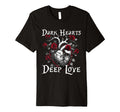 Dark Romance Booktok Dark Hearts Deep T-Shirt - Minimalist Print Unisex - T-Shirt, Sweatshirt, Hoodie